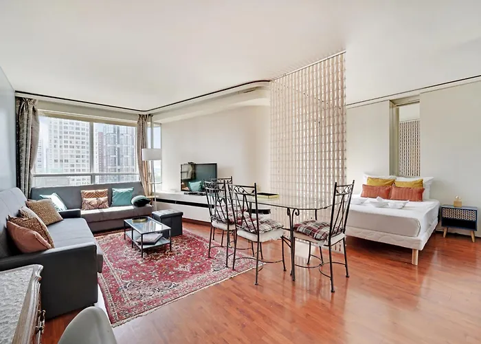 Family Seine & Spacious Flat 8min Walk To Eiffeltower Ac 公寓